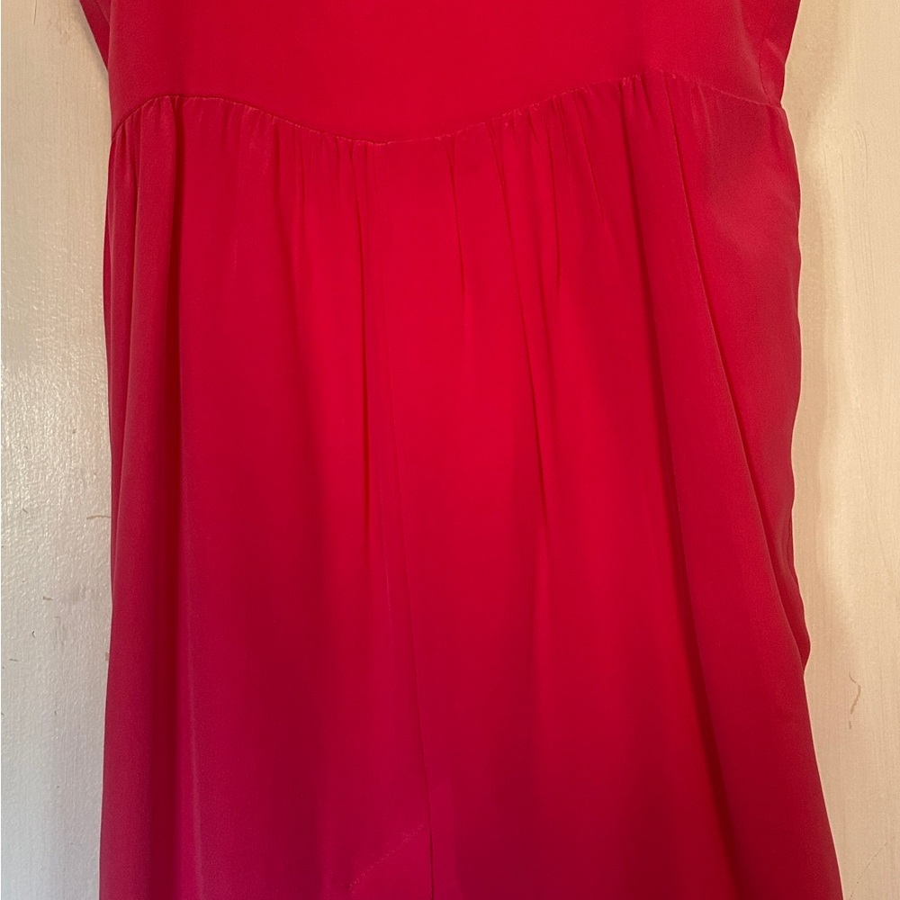 Sara Berman Fuchsia Silk Dress View 6